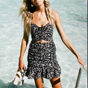 Sabo Skirt Floral Cutout Dress